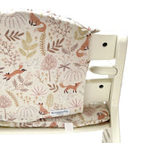 Sitzkissen Set für Hauck Alpha Fuchs Waldtiere Beige Blausberg Baby