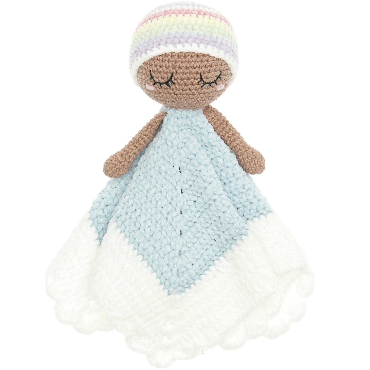 Häkelset Ricorumi Baby Blankies Pastel Rainbow Rico