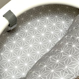 Sitzkissen Set ABWASCHBAR für Haucke Alpha Happy Star Grau Blausberg Baby