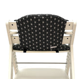 Sitzkissen Set ABWASCHBAR für Haucke Alpha Happy Star Schwarz Blausberg Baby