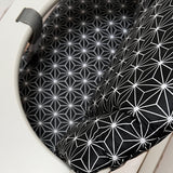 Sitzkissen Set ABWASCHBAR für Haucke Alpha Happy Star Schwarz Blausberg Baby