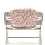 Sitzkissen Set für Hauck Alpha ABWASCHBAR Blumenwiese Rosa Beige Blausberg Baby