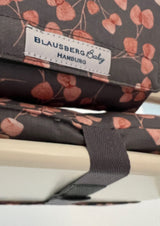 Sitzkissen Set für Haucke Alpha Taupe Rosa Blätter Blausberg Baby