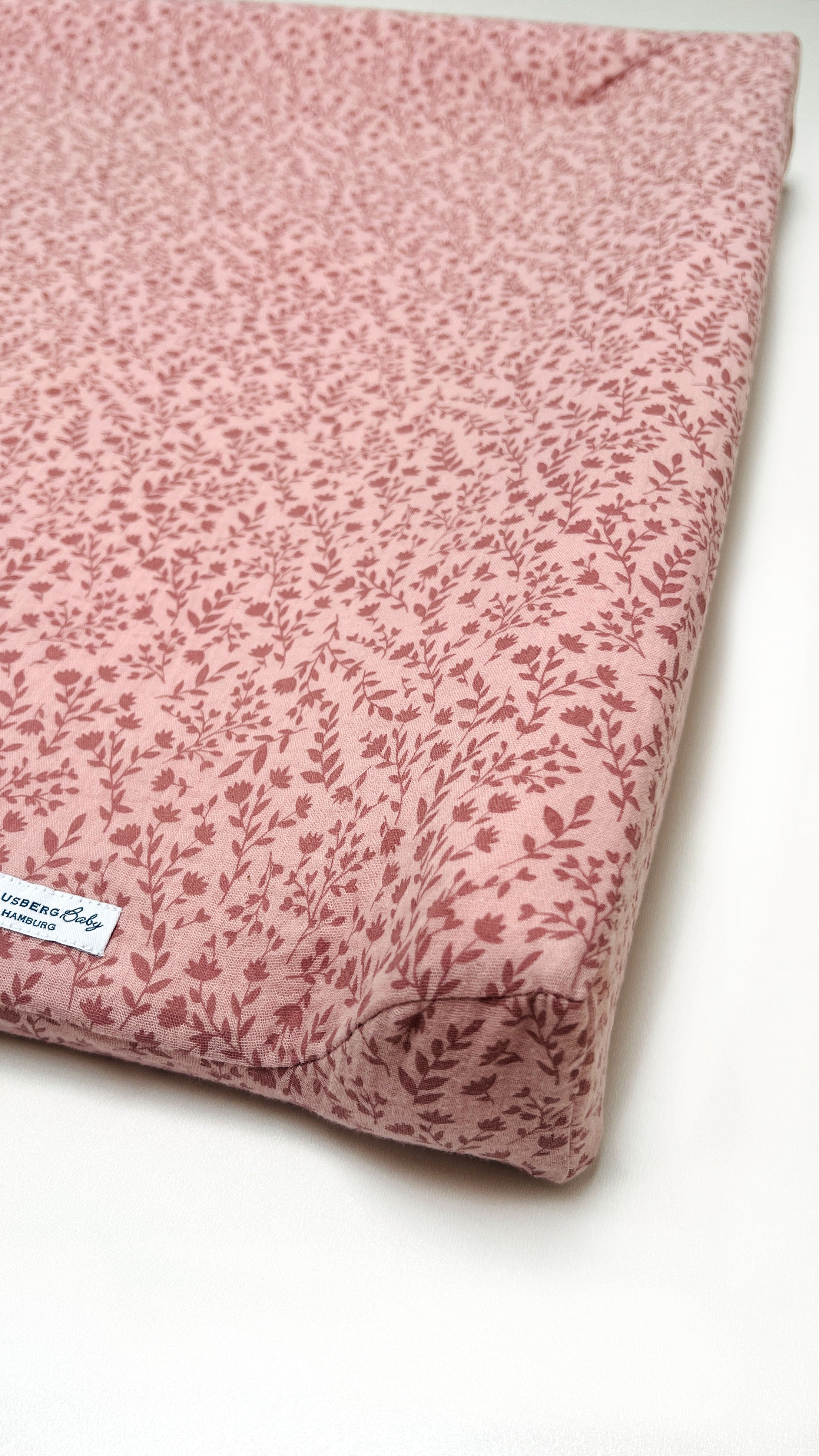 Musselin Bezug für Wickelauflage / Wickelunterlage Vädra 74x80 cm von IKEA Blush Blume Blausberg Baby