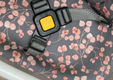 Timba Sitzkissen Set Taupe Rosa Blätter für Safety 1st Hochstuhl Blausberg Baby