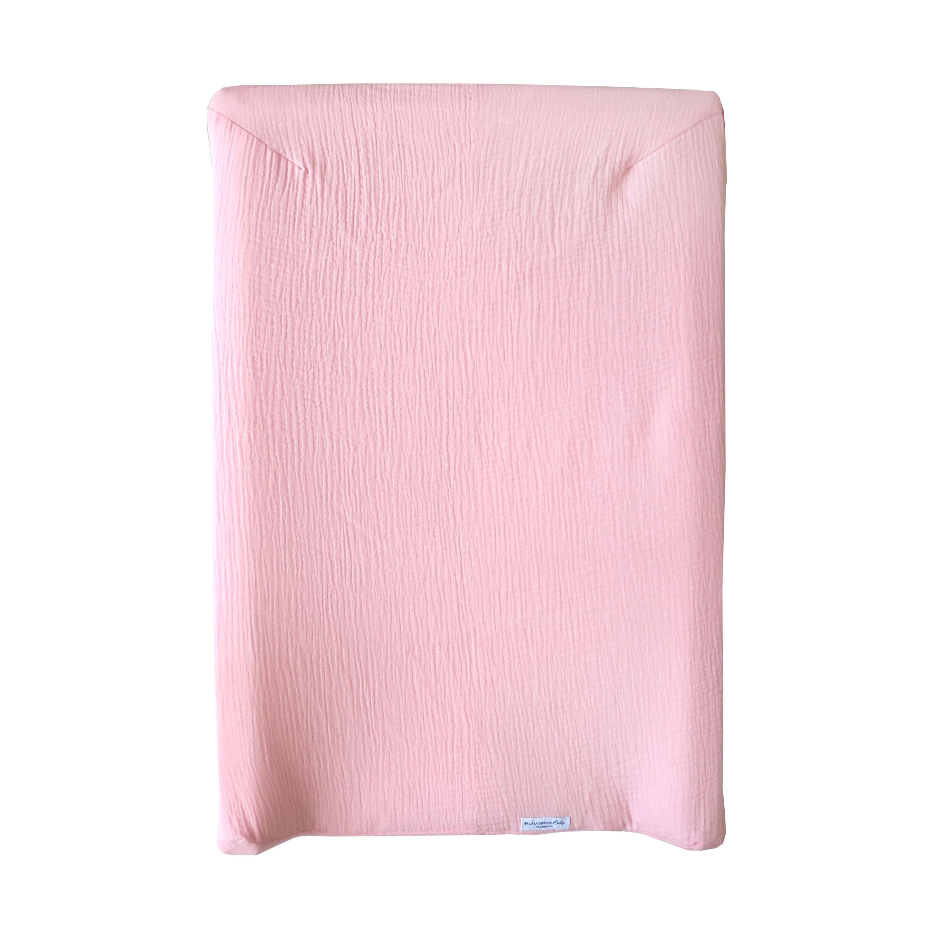 Musselin Bezug für Wickelauflage / Wickelunterlage Vädra von IKEA Lachs Rosa Blausberg Baby