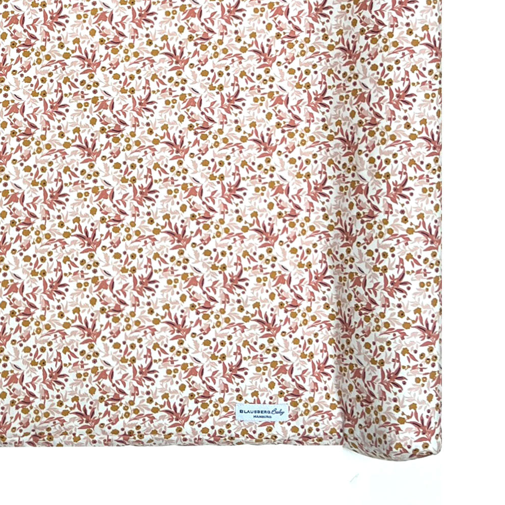 Bezug für Wickelauflage / Wickelunterlage Vädra 74x80 cm von IKEA Blumenwiese Rosa Beige Blausberg Baby