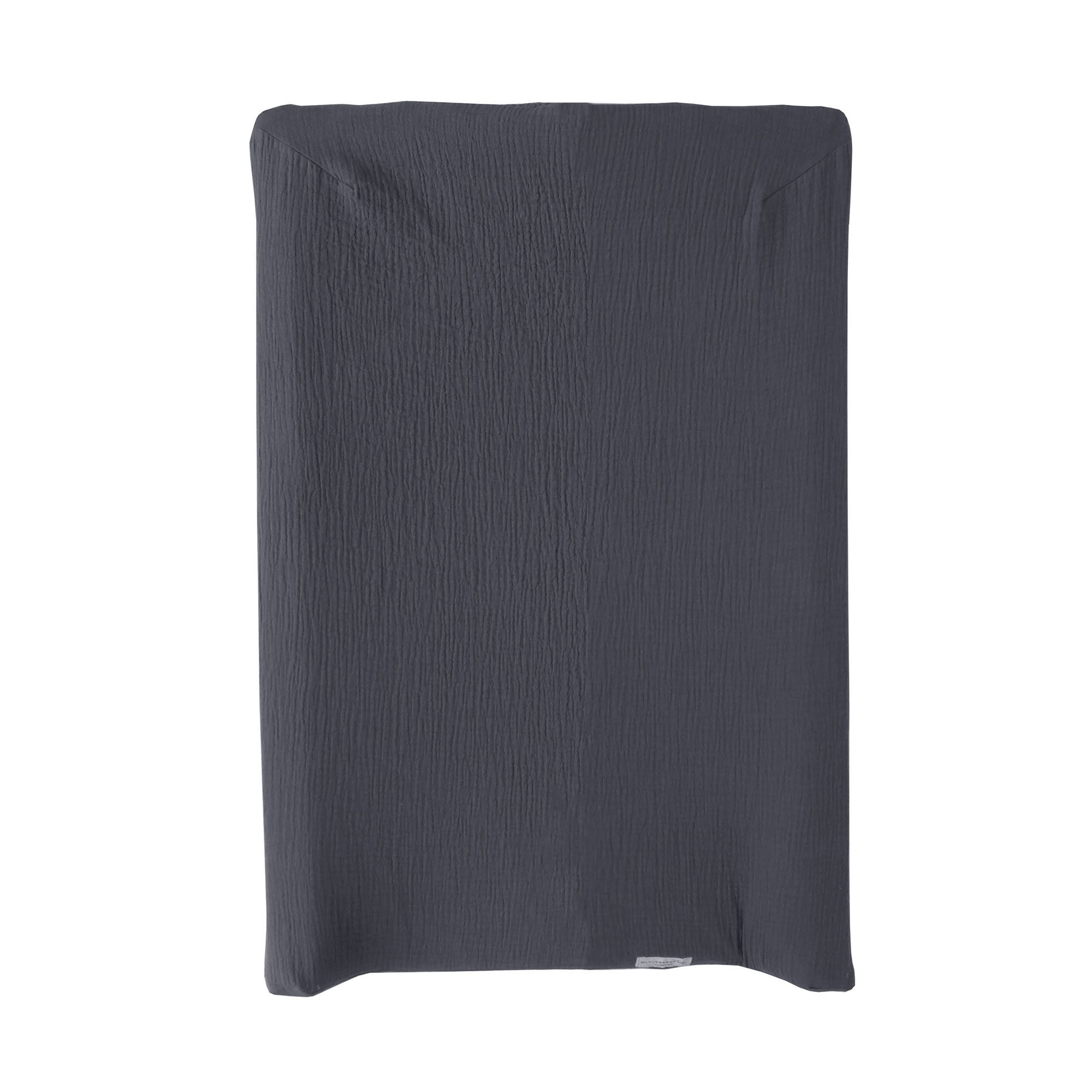 Musselin Bezug für Wickelauflage / Wickelunterlage Vädra 74x80 cm von IKEA Dunkelgrau Blausberg Baby