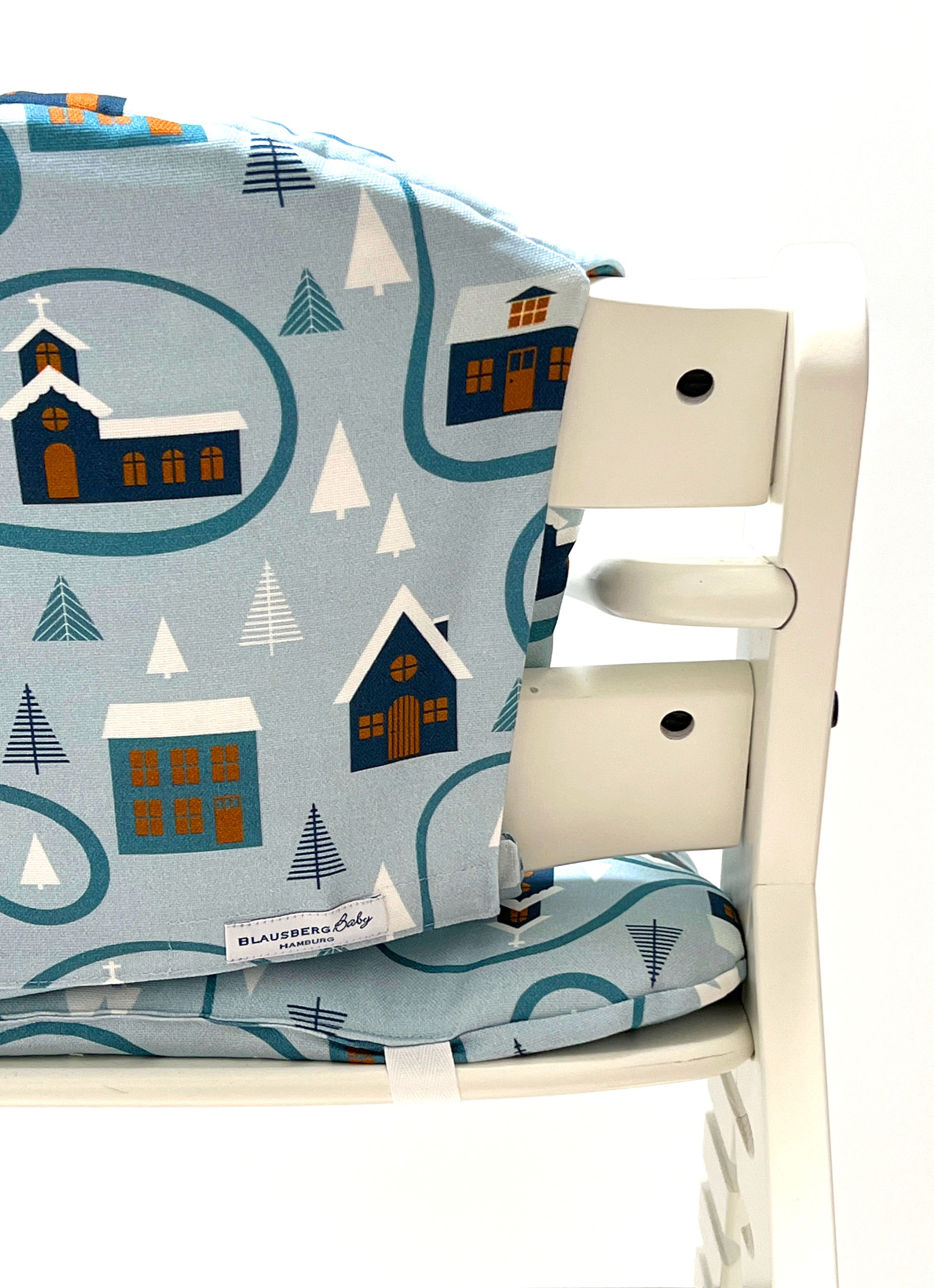 Sitzkissen Set für Hauck Alpha Fuchs Waldtiere Blau Blausberg Baby