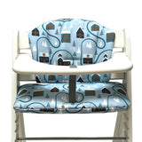 Sitzkissen Set für Hauck Alpha Fuchs Waldtiere Blau Blausberg Baby