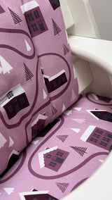 Sitzkissen Set für Hauck Alpha Weihnachten Schnee Blau (Kopie) Blausberg Baby