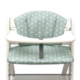 Sitzkissen Set für Hauck Alpha Happy Star Grün Blausberg Baby