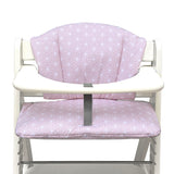 Sitzkissen Set ABWASCHBAR für Hauck Alpha Happy Star Rosa Blausberg Baby