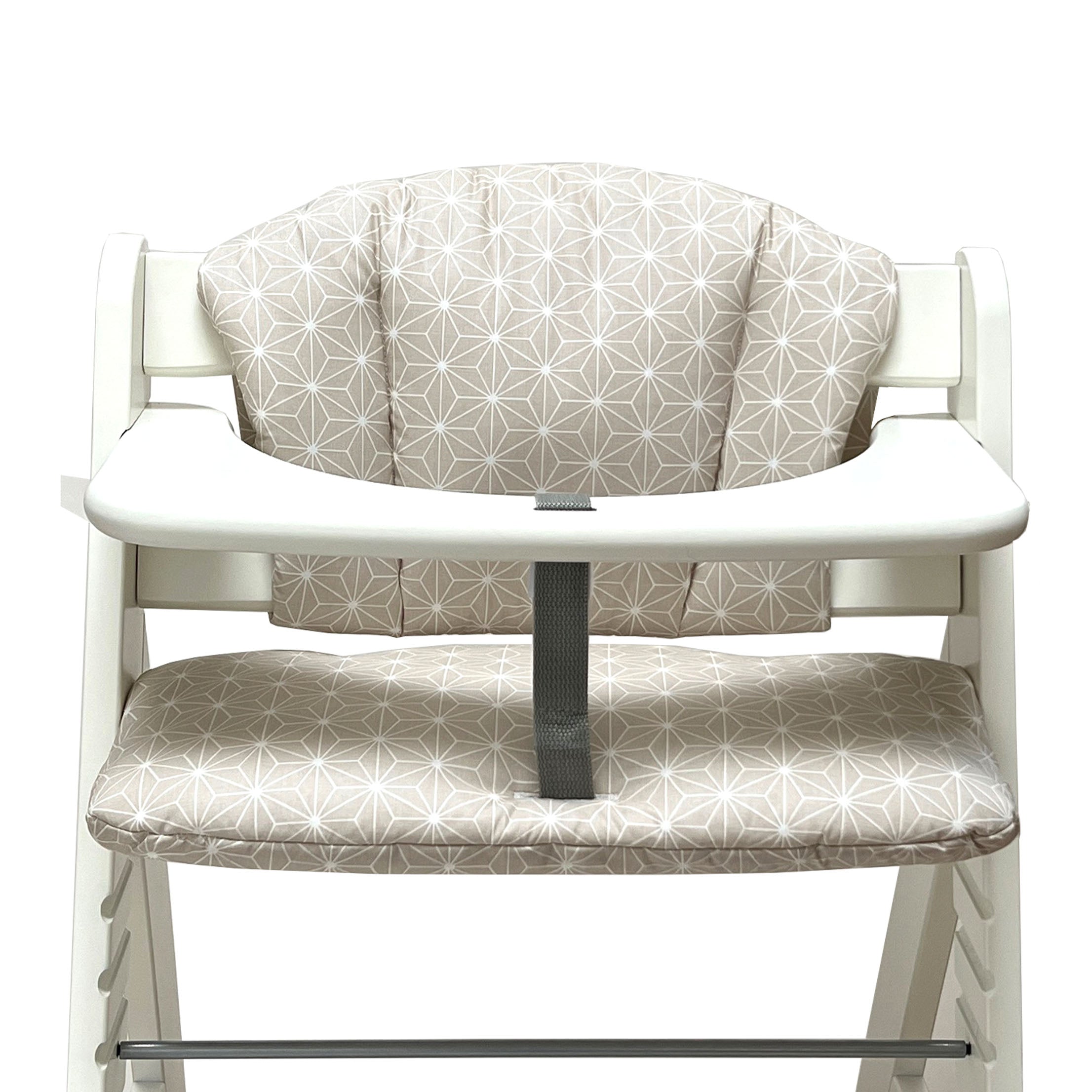 Sitzkissen Set für Hauck Alpha Happy Star Beige Blausberg Baby