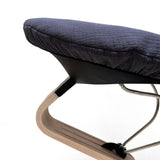 Bezug Nomi Babyschale von Stokke - Musselin Dunkelgrau Blausberg Baby