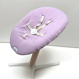 Bezug Nomi Babyschale von Stokke - Musselin Lila Flieder Blausberg Baby