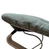 Bezug Nomi Babyschale von Stokke - Musselin Salbei Grün Blausberg Baby