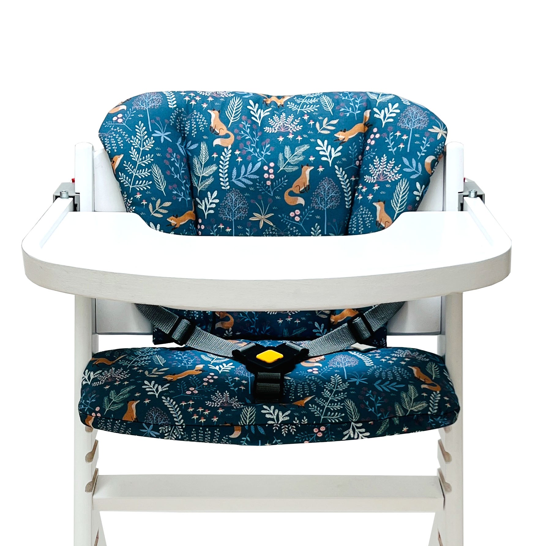 Timba Sitzkissen Set Fuchs Waldtiere Blau für Hochstuhl Blausberg Baby