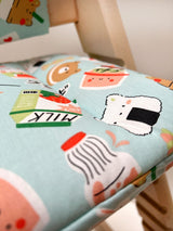 ABWASCHBAR Tripp Trapp Sitzkissen Junior Set Asia Comic Mint Blausberg Baby