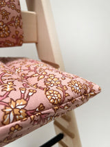 ABWASCHBAR Tripp Trapp Sitzkissen Junior Set Blush Altrosa Blume