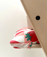 SITZKISSEN SET ABWASCHBAR für Tripp Trapp Stokke Hochstuhl, passt mit neuem Baby Set V2 - Erdbeere