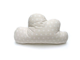 Kissen personalisiert mit Namen Baby - Happy Star Beige Blausberg Baby