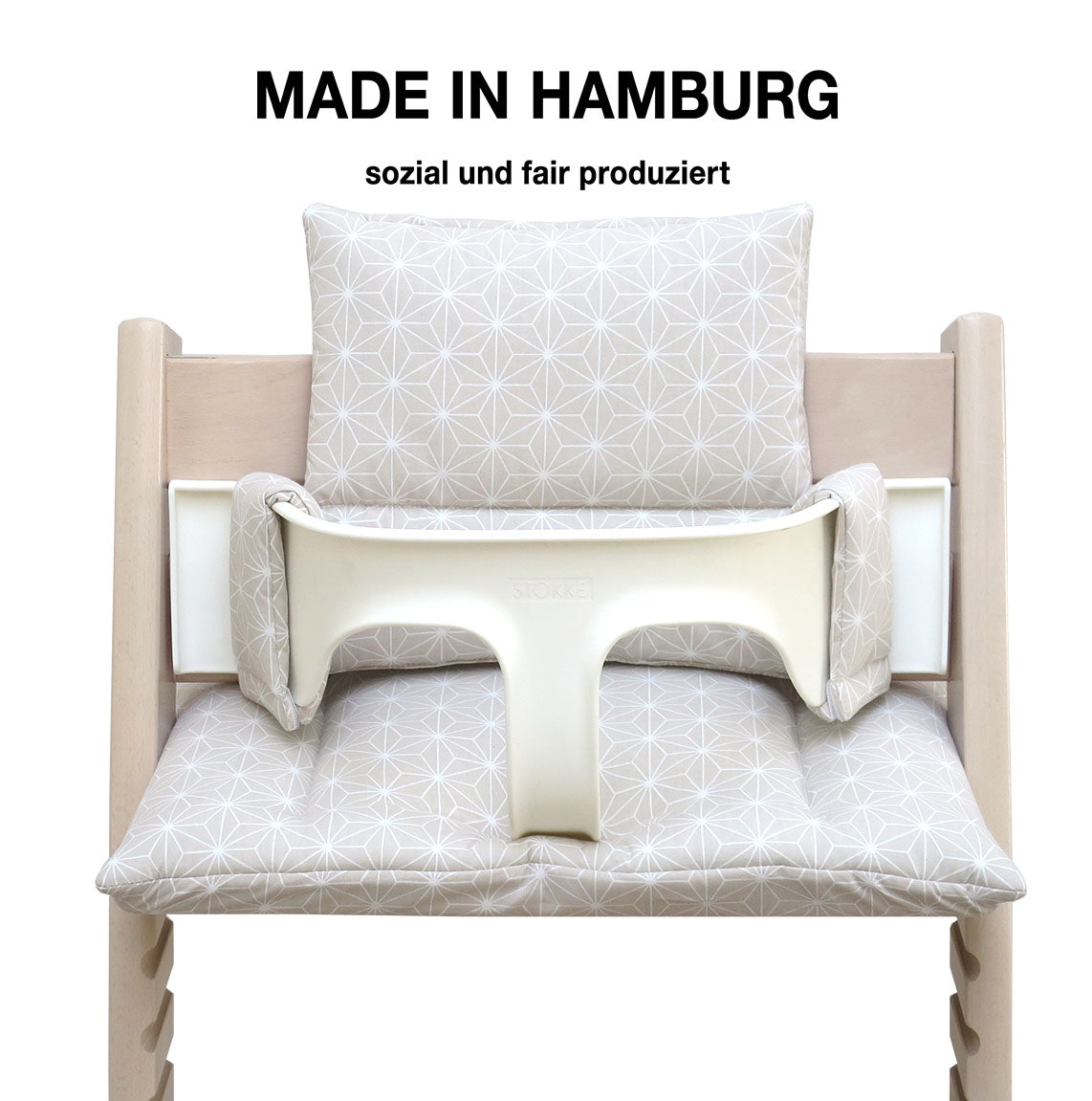 Tripp Trapp Sitzkissen Set Happy Star Beige Blausberg Baby
