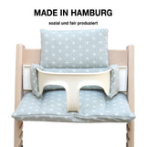 Abwaschbar Tripp Trapp Sitzkissen Happy Star Grün Blausberg Baby
