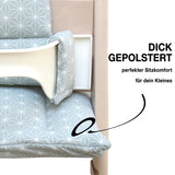 Abwaschbar Tripp Trapp Sitzkissen Happy Star Grün Blausberg Baby