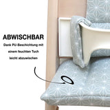 Abwaschbar Tripp Trapp Sitzkissen Happy Star Grün Blausberg Baby