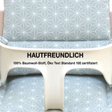 Abwaschbar Tripp Trapp Sitzkissen Happy Star Grün Blausberg Baby