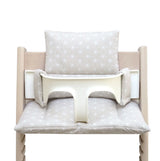 ABWASCHBAR Tripp Trapp Sitzkissen Happy Star Beige Blausberg Baby