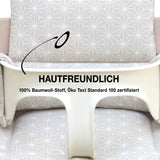 ABWASCHBAR Tripp Trapp Sitzkissen Happy Star Beige Blausberg Baby