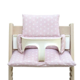 ABWASCHBAR Tripp Trapp Sitzkissen Happy Star Rosa Blausberg Baby