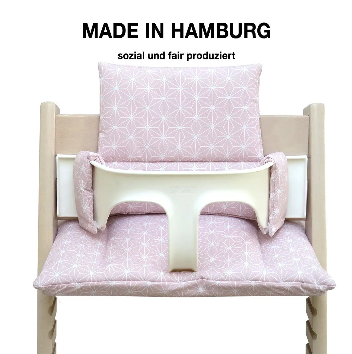 ABWASCHBAR Tripp Trapp Sitzkissen Happy Star Rosa Blausberg Baby