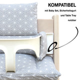 Abwaschbar Tripp Trapp Sitzkissen Happy Star Grau Blausberg Baby