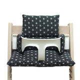 Abwaschbar Tripp Trapp Sitzkissen Happy Star Schwarz Blausberg Baby