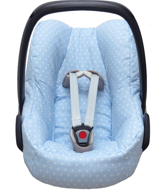 Maxi Cosi Pebble Bezug Hellblau Sterne