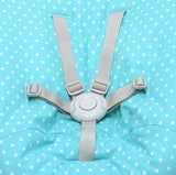 Bezug Nomi Babyschale von Evomove Türkis Sterne Blausberg Baby