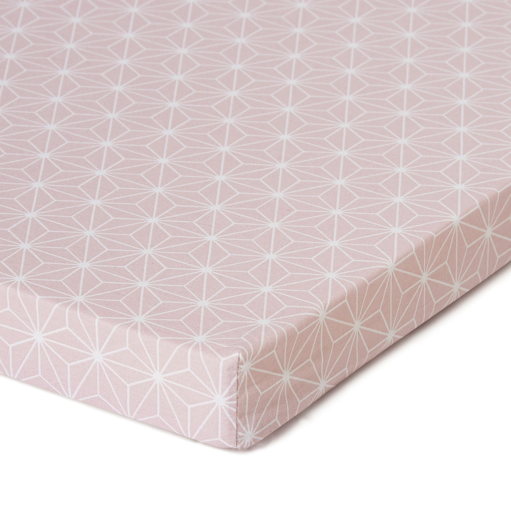 Spielmatte, Matratze 100x100 cm aus Schaumstoff Happy Star Rosa Blausberg Baby