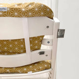 Timba Sitzkissen Set Happy Star Gelb für Safety 1st Hochstuhl Blausberg Baby