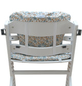 ABWASCHBAR Timba Sitzkissen Set Blumenwiese Blau Beige für Safety 1st Hochstuhl Blausberg Baby