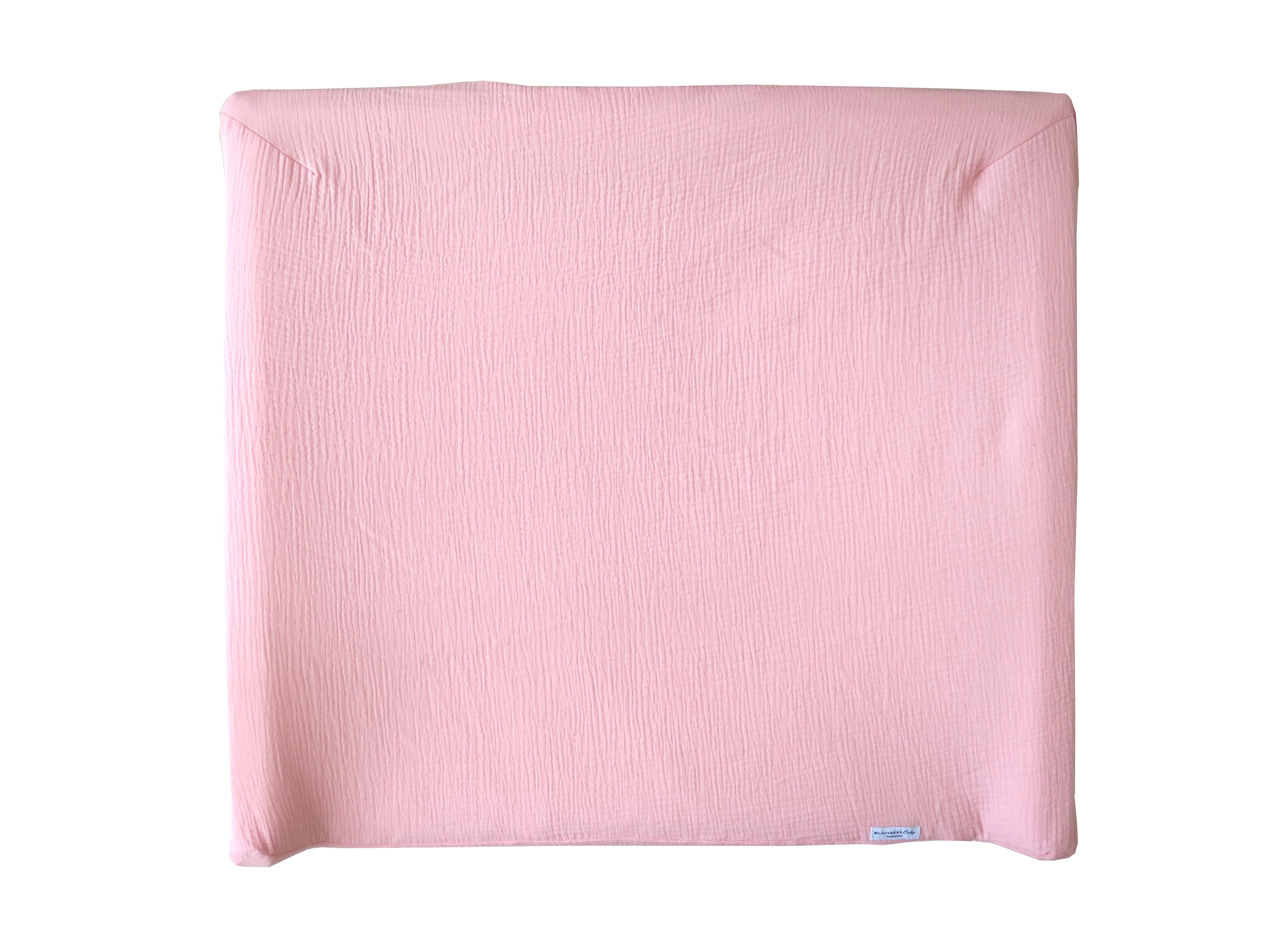 Musselin Bezug für Wickelauflage / Wickelunterlage Vädra 74x80 cm von IKEA Rosa Blush Blausberg Baby