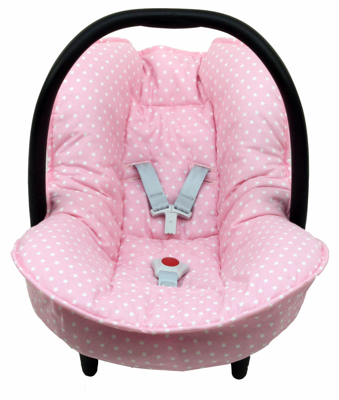 Maxi Cosi Citi Bezug Rosa Sterne und Kopfteil Blausberg Baby
