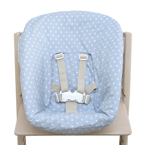 Tripp Trapp Newborn Cover Light Blue// Glau Dots (for model before 201