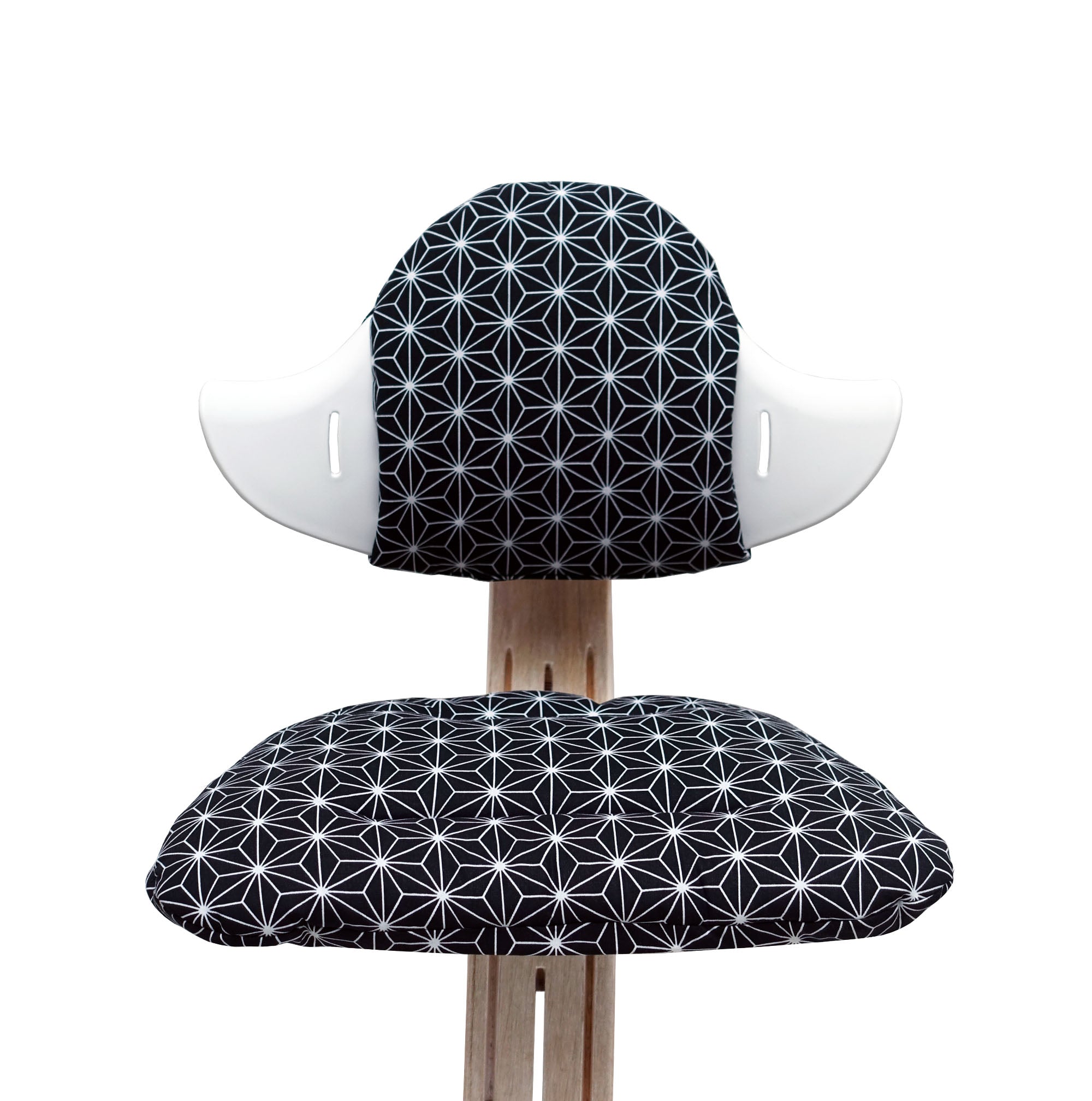 ABWASCHBAR Nomi Sitzkissen Set Happy Star Schwarz Blausberg Baby