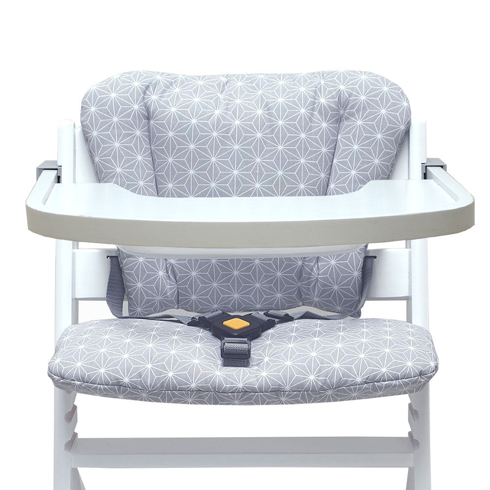 Timba Sitzkissen Set Happy Star Grau für Safety 1st Hochstuhl Blausberg Baby