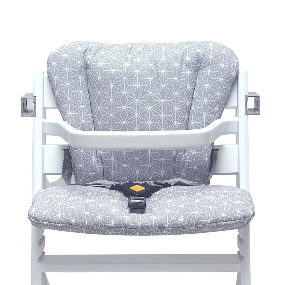 Timba Sitzkissen Set Happy Star Grau für Safety 1st Hochstuhl Blausberg Baby
