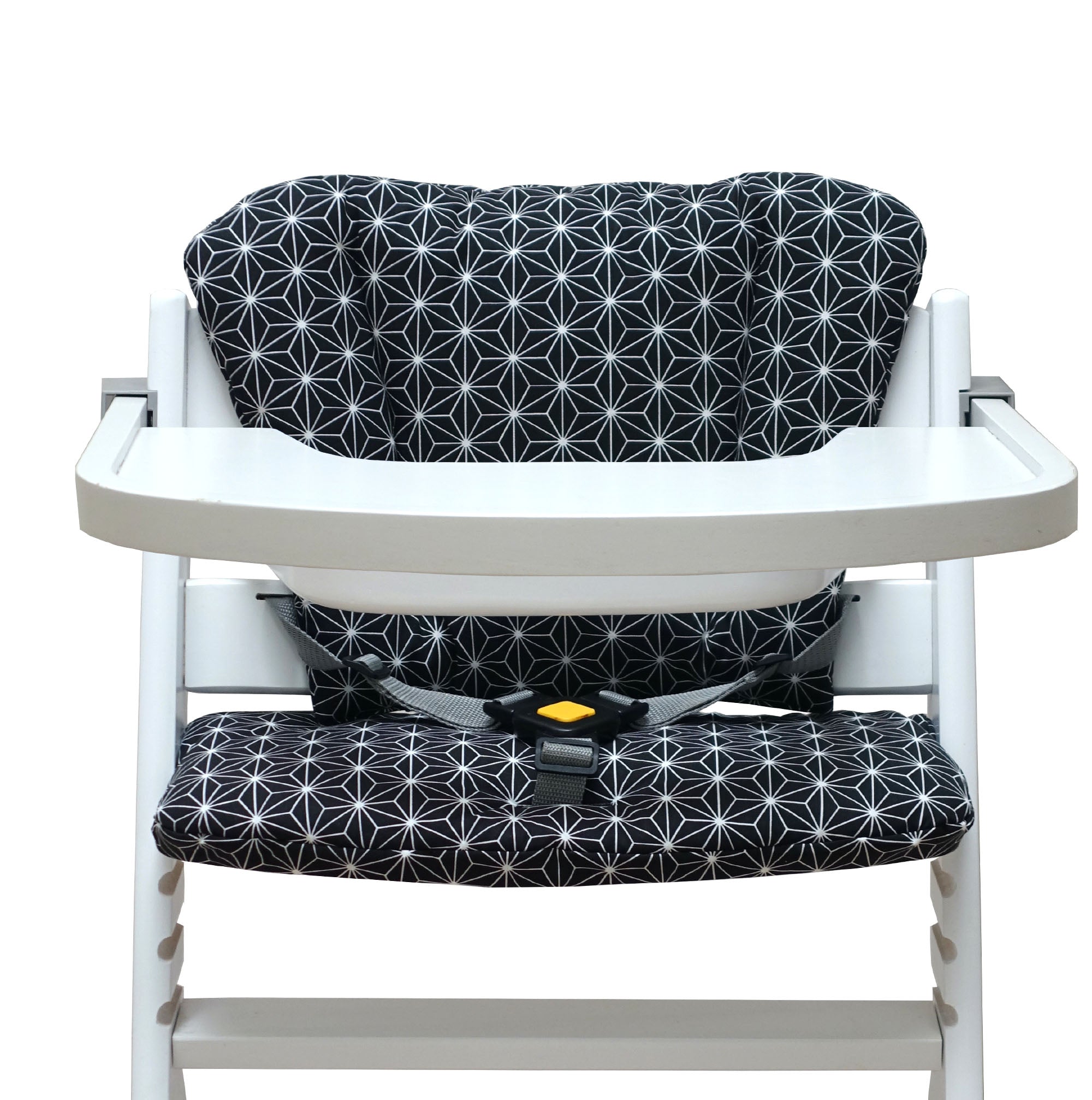 Timba Sitzkissen Set Happy Star Schwarz für Safety 1st Hochstuhl Blausberg Baby