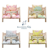 ABWASCHBAR Tripp Trapp Sitzkissen Cherry Blossom Mint Blush Blausberg Baby
